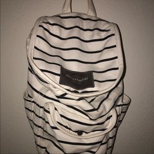 Abercrombie and Fitch striped backpack
